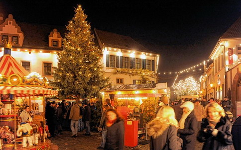 Рождество в старинном городе Дайдесхайм (Германия)
